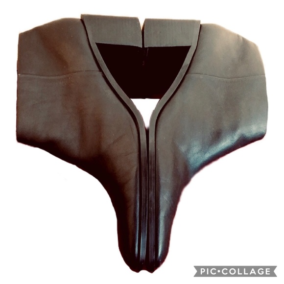 Westies Platform LEATHER Zip Fitted-Ankle Boots 8M - Picture 6 of 8